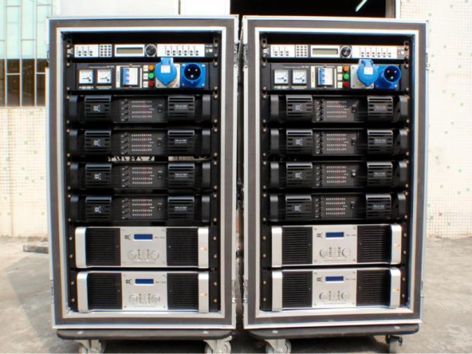 2 チャネル 1200 ワットの変圧器の電力増幅器 Dj 装置の一定のステレオ音響